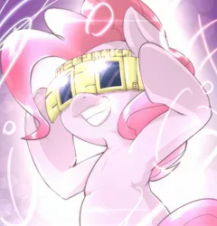 Size: 1970x2048 | Tagged: safe, artist:kurogewapony, derpibooru import, pinkie pie, earth pony, pony, 2020, cute, diapinkes, female, happy new year 2020, mare, new year, smiling, solo, sunglasses