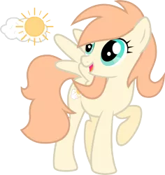 Size: 5000x5286 | Tagged: safe, artist:northernthestar, derpibooru import, oc, oc:sunny sky, pegasus, pony, absurd resolution, female, mare, simple background, solo, transparent background