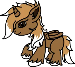 Size: 1911x1698 | Tagged: safe, artist:applecider120, derpibooru import, edit, editor:ciaran, oc, unofficial characters only, alicorn, eevee, pony, 2020 community collab, derpibooru community collaboration, alicorn oc, colt, horn, male, pokémon, simple background, solo, transparent background, wings