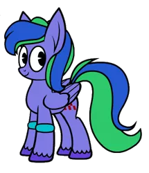 Size: 422x491 | Tagged: safe, artist:tridashie, derpibooru import, oc, oc:felicity stars, pegasus, pony, female, simple background, solo, transparent background