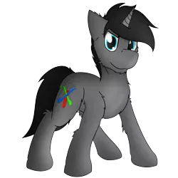 Size: 3200x3200 | Tagged: safe, artist:kamithepony, derpibooru import, edit, editor:ciaran, oc, oc:wilson, pony, unicorn, 2020 community collab, derpibooru community collaboration, commission, male, simple background, solo, standing, transparent background