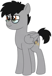 Size: 2187x3172 | Tagged: safe, artist:besttubahorse, derpibooru import, oc, oc:moon ray, unofficial characters only, pegasus, pony, 2020 community collab, derpibooru community collaboration, pegasus oc, simple background, solo, standing, transparent background, wings