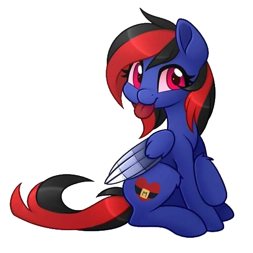 Size: 500x500 | Tagged: safe, artist:woomykitty, derpibooru import, oc, oc:mistic spirit, unofficial characters only, cyborg, pegasus, :p, cute, cybernetic eyes, cybernetic pony, cybernetic wing, cybernetic wings, prosthetic eye, prosthetics, simple background, tongue out, transparent background, wings