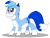 Size: 2360x1780 | Tagged: safe, artist:rupertbluefox, derpibooru import, oc, oc:rupert the blue fox, ponified, unofficial characters only, fox, fox pony, hybrid, pony, 2020 community collab, derpibooru community collaboration, blue, image, looking up, male, multicolored hair, pale belly, png, ponified oc, pose, simple background, smiling, socks (coat marking), solo, stallion, tail fluff, transparent background