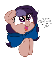 Size: 226x301 | Tagged: artist:swivel starsong, artist:xxxdavid09xxx, be the gift, bowtie, derpibooru import, female, filly, oc, oc:lavender adagio, offspring, parent:oc:crescend cinnamon, parent:oc:purple flix, parents:oc x oc, part of a set, safe, simple background, solo, transparent background, unofficial characters only