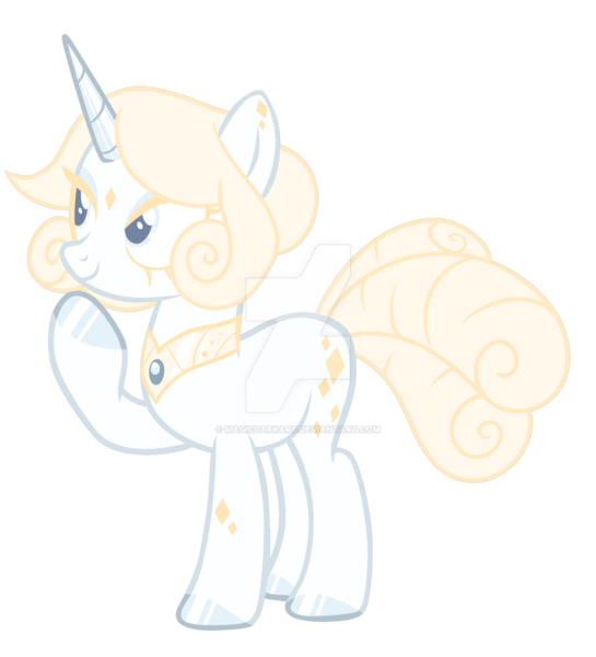 Size: 1600x1763 | Tagged: safe, artist:magicdarkart, derpibooru import, oc, unofficial characters only, pony, unicorn, deviantart watermark, female, mare, obtrusive watermark, simple background, solo, transparent background, watermark