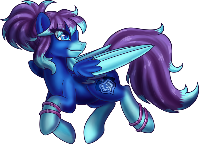 Size: 2126x1546 | Tagged: safe, artist:bumblebun, artist:phucknuckl, derpibooru import, edit, oc, oc:runic shield, unofficial characters only, pegasus, pony, 2020 community collab, derpibooru community collaboration, background removed, commission, female, flying, mare, simple background, solo, spread wings, transparent background, upscaled, wings