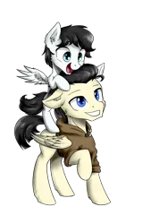 Size: 3000x4000 | Tagged: 2020 community collab, artist:astery, brothers, colt, derpibooru community collaboration, derpibooru import, foal, male, oc, oc:adam, oc:alex, pegasus, safe, siblings, simple background, standing on back, transparent background