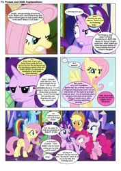 Size: 868x1228 | Tagged: applejack, artist:dziadek1990, comic, comic:ponies and d&d, conversation, derpibooru import, dialogue, dungeons and dragons, edit, edited screencap, emote story:ponies and d&d, fluttershy, in character, oc, oc:pinka, oc:shade, pen and paper rpg, pinkie pie, rainbow dash, rarity, rpg, safe, screencap, screencap comic, slice of life, spike, starlight glimmer, text, twilight sparkle