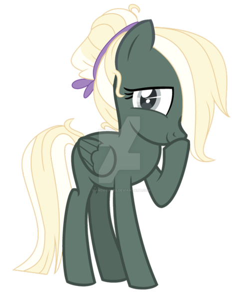 Size: 600x751 | Tagged: safe, artist:ipandacakes, derpibooru import, oc, pegasus, pony, deviantart watermark, female, obtrusive watermark, offspring, parent:marble pie, parent:zephyr breeze, simple background, solo, teenager, transparent background, watermark