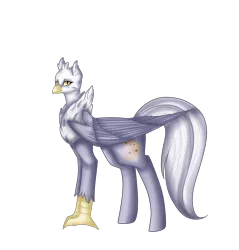 Size: 6200x6496 | Tagged: absurd resolution, artist:moonlight0shadow0, classical hippogriff, derpibooru import, female, hippogriff, hybrid, oc, oc:gerbera, safe, simple background, solo, transparent background, unofficial characters only