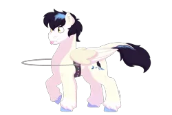 Size: 1280x854 | Tagged: safe, artist:itstechtock, derpibooru import, oc, oc:nightingale (itstechtock), unofficial characters only, pegasus, pony, female, magical lesbian spawn, mare, offspring, parent:sapphire shores, parent:songbird serenade, simple background, solo, tongue out, transparent background