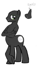 Size: 1080x2160 | Tagged: anthro, anthro centaur, any gender, any species, artist:calebtyink, base, centaur, cutie mark, derpibooru import, ponytaur, safe, template