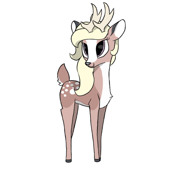 Size: 1000x1000 | Tagged: 2020 community collab, antlers, artist:moon-litskies, chest fluff, deer, derpibooru community collaboration, derpibooru import, oc, oc:moon-litskies, safe, simple background, solo, transparent background, unofficial characters only