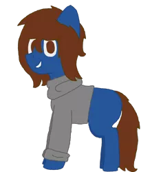 Size: 1294x1380 | Tagged: safe, artist:derpy_the_duck, derpibooru import, oc, oc:derp, unofficial characters only, earth pony, 2020 community collab, derpibooru community collaboration, clothes, simple background, solo, transparent background