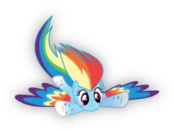 Size: 1594x1205 | Tagged: safe, artist:lincolnbrewsterfan, derpibooru import, rainbow dash, pegasus, pony, .svg available, archive, rainbow power, rainbow power-ified, simple background, solo, special wings, svg, transparent background, vector, vector trace