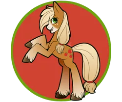 Size: 1280x1067 | Tagged: safe, artist:spaded aces, derpibooru import, applejack, earth pony, pony, leak, spoiler:g5, applejack (g5), g5, redesign, simple background, solo