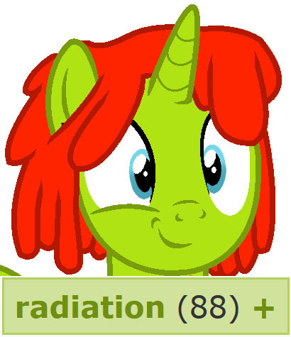 Size: 410x475 | Tagged: safe, artist:melisareb, derpibooru import, edit, oc, oc:radiante radium, ponified, unofficial characters only, object pony, original species, pony, unicorn, derpibooru, cute, element pony, looking at you, meme, meta, ocbetes, radiation, radioactive, solo, tags, weapons-grade cute