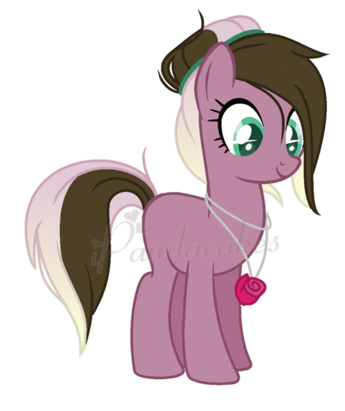 Size: 710x846 | Tagged: safe, artist:ipandacakes, derpibooru import, oc, earth pony, pony, female, mare, offspring, parent:doctor whooves, parent:roseluck, parents:doctorrose, simple background, solo, transparent background
