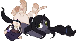 Size: 1280x697 | Tagged: artist:space-higanbana, base used, cat, cat pony, derpibooru import, male, oc, oc:fluffball, oc:mew, original species, safe, show accurate, simple background, transparent background, unofficial characters only
