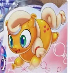 Size: 676x698 | Tagged: safe, derpibooru import, official, applejack, balloonie pony, inflatable pony, original species, pony, my little pony: pony life, inflatable, needs more jpeg, solo focus, toy, toy packaging, wat