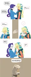 Size: 2000x4902 | Tagged: safe, artist:haibaratomoe, derpibooru import, applejack, pear butter, rarity, equestria girls, ..., child, comic, cute, exclamation point, eyes closed, feels, female, filly, filly applejack, flashback, hug, lesbian, mama rarity, mother and child, mother and daughter, rarijack, reminder, rough, sad, sadorable, shipping, younger