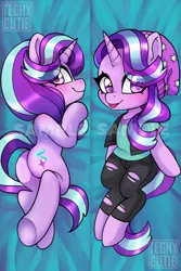 Size: 604x906 | Tagged: safe, artist:techycutie, derpibooru import, starlight glimmer, pony, unicorn, equestria girls, mirror magic, spoiler:eqg specials, :p, body pillow, body pillow design, butt, clothes, cute, equestria girls outfit, eye clipping through hair, glimmer glutes, glimmerbetes, hat, plot, solo, tongue out