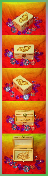 Size: 527x1913 | Tagged: artist:malte279, chest, collage, craft, derpibooru import, pyrography, safe, spike, traditional art