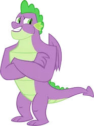 Size: 4171x5614 | Tagged: artist:memnoch, derpibooru import, dragon, gigachad spike, male, older, older spike, safe, simple background, solo, spike, the last problem, transparent background, vector, winged spike, wings