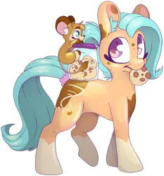 Size: 3816x4096 | Tagged: safe, artist:cutepencilcase, derpibooru import, oc, oc:galinn light, oc:pencilcase, unofficial characters only, earth pony, cookie, cookie in mouth, cookie jar, eating, female, food, furry, furry oc, mare, smiling, walking