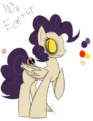 Size: 888x1150 | Tagged: safe, artist:didun850, derpibooru import, oc, oc:miu ecarter, unofficial characters only, ghost, pegasus, pony, undead, duo, eyeliner, makeup, pegasus oc, raised hoof, reference sheet, signature, simple background, slit eyes, text, transparent background, wings