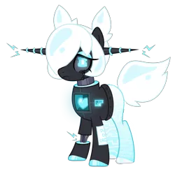 Size: 6340x6306 | Tagged: safe, artist:magicdarkart, derpibooru import, oc, oc:cyber heart (ice1517), unofficial characters only, pony, robot, robot pony, absurd resolution, binary, black sclera, crying, eyeshadow, female, heart, makeup, mare, oil, simple background, solo, sparks, transparent background, watermark