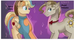 Size: 1420x785 | Tagged: safe, artist:xjenn9fusion, derpibooru import, braeburn, doctor whooves, prince blueblood, time turner, wind waker (character), oc, oc:royal minutes, oc:spicy cider, earth pony, pegasus, pony, unicorn, bowtie, butt, clothes, commissioner:bigonionbean, cowboy hat, cutie mark, dat butt, flank, fusion, fusion:royal minutes, fusion:spicy cider, hat, jumpsuit, meme, plot, thicc ass