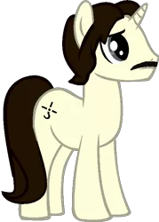 Size: 491x687 | Tagged: safe, artist:gabbypaint-ponybases, artist:grapefruitface1, derpibooru import, ponified, pony, unicorn, base used, blue oyster cult, buck dharma, facial hair, moustache, simple background, solo, transparent background