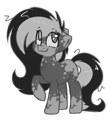 Size: 1384x1500 | Tagged: safe, artist:northwindsmlp, derpibooru import, oc, oc:chocolate milk, unofficial characters only, earth pony, pony, simple background, solo, transparent background