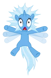 Size: 2047x3107 | Tagged: source needed, safe, artist:iscord, derpibooru import, trixie, unicorn, boast busters, cute, diatrixes, open mouth, scared, simple background, solo, transparent background, vector