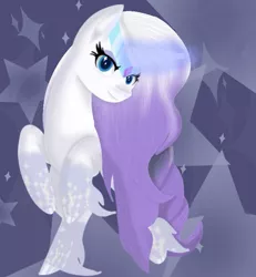 Size: 671x727 | Tagged: safe, artist:letsmakeanoc, derpibooru import, rarity, pony, leak, spoiler:g5, accessories, female, g5, gradient mane, jewelry, mare, rarity (g5), redesign, tiara