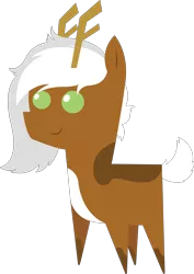 Size: 4673x6592 | Tagged: safe, artist:cosmiceclipsed, derpibooru import, oc, oc:sirpsychojr, unofficial characters only, deer, pony, pointy ponies, simple background, transparent background