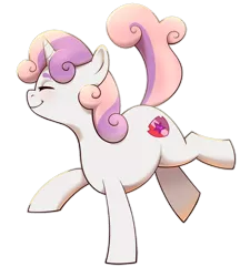 Size: 1024x1140 | Tagged: safe, artist:petalierre, derpibooru import, sweetie belle, pony, unicorn, cute, diasweetes, eyes closed, female, filly, profile, simple background, smiling, solo, transparent background