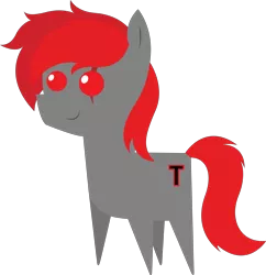 Size: 5758x5941 | Tagged: safe, alternate version, artist:cosmiceclipsed, derpibooru import, oc, oc:chief, unofficial characters only, earth pony, pony, pointy ponies, simple background, transparent background