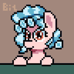 Size: 288x288 | Tagged: safe, artist:bitassembly, derpibooru import, cozy glow, pegasus, pony, the ending of the end, animated, cozybuse, dab, female, filly, gif, non-looping gif, petrification, pixel art, simple background, solo, statue