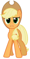 Size: 3967x7653 | Tagged: safe, artist:estories, derpibooru import, applejack, pony, absurd resolution, applejack's hat, cowboy hat, hat, simple background, solo, transparent background, vector