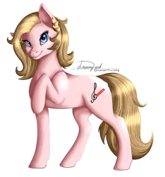 Size: 2369x2532 | Tagged: safe, artist:dreamyartcosplay, derpibooru import, oc, unofficial characters only, earth pony, pony, ear piercing, earring, earth pony oc, female, jewelry, mare, piercing, raised hoof, signature, simple background, solo, transparent background