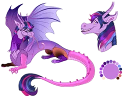 Size: 1073x833 | Tagged: artist:bijutsuyoukai, derpibooru import, draconequus, glasses, hybrid, interspecies offspring, male, oc, offspring, parent:discord, parents:discolight, parent:twilight sparkle, safe, simple background, solo, transparent background