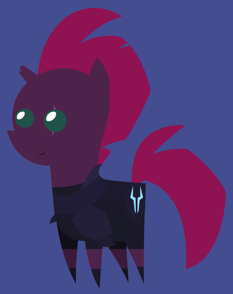 Size: 5016x6312 | Tagged: safe, artist:egor418, derpibooru import, tempest shadow, pony, unicorn, armor, blue background, broken horn, cute, female, horn, mare, pointy ponies, simple background, solo, tempestbetes