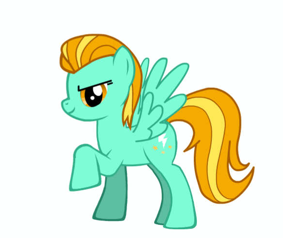 Size: 584x490 | Tagged: safe, derpibooru import, lightning dust, pegasus, pony, pony creator, female, looking at you, mare, raised hoof, simple background, solo, white background, wings