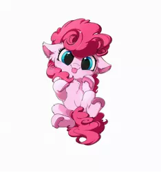 Size: 3000x3200 | Tagged: safe, artist:drtuo4, derpibooru import, pinkie pie, earth pony, pony, :p, chest fluff, colored hooves, cute, diapinkes, ear fluff, female, leg fluff, looking at you, mare, on back, solo, tongue out