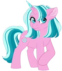 Size: 1024x1173 | Tagged: safe, artist:azure-art-wave, derpibooru import, oc, oc:crystal clear, pony, unicorn, broken horn, crystal horn, female, horn, mare, simple background, solo, transparent background