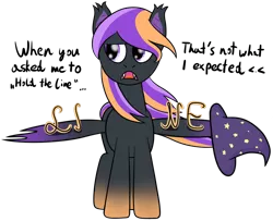 Size: 1024x830 | Tagged: safe, artist:cloudy95, derpibooru import, oc, oc:sophie, bat pony, pony, female, hat, mare, pun, simple background, solo, transparent background, visual pun, witch hat