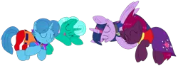 Size: 2219x823 | Tagged: safe, artist:rainbow eevee edits, artist:徐詩珮, derpibooru import, fizzlepop berrytwist, glitter drops, spring rain, tempest shadow, twilight sparkle, twilight sparkle (alicorn), alicorn, unicorn, series:sprglitemplight diary, series:sprglitemplight life jacket days, series:springshadowdrops diary, series:springshadowdrops life jacket days, alternate universe, bisexual, broken horn, clothes, cute, equestria girls outfit, female, glitterbetes, glitterlight, glittershadow, horn, lesbian, lifeguard, lifeguard spring rain, nap, paw patrol, polyamory, shipping, sleeping, sprglitemplight, springbetes, springdrops, springlight, springshadow, springshadowdrops, swimsuit, tempestbetes, tempestlight